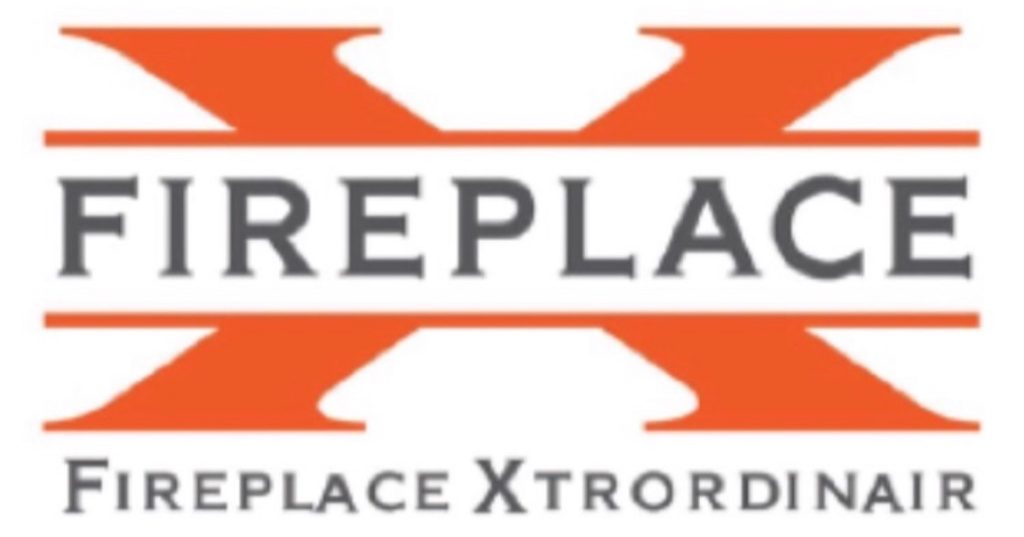 Fireplace Xtrordinair logo showcasing premium fireplace brand identity with modern design representing luxury heating performance and style